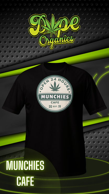 Munchies Cafe-Marijuana Inspired Unisex T-Shirt