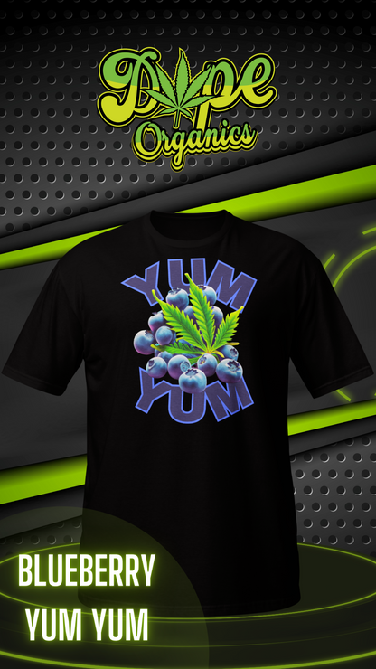 Blueberry Yum Yum-Marijuana Strain Inspired-Unisex T-shirt